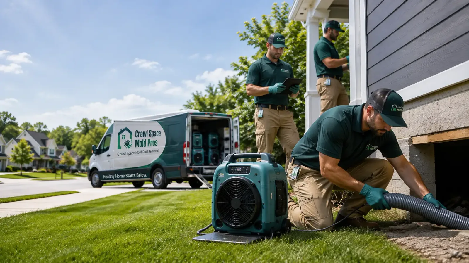 Crawl Space Mold Removal in Dunlevy, PA